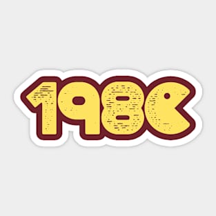 Pacman 1980 (retro) Sticker